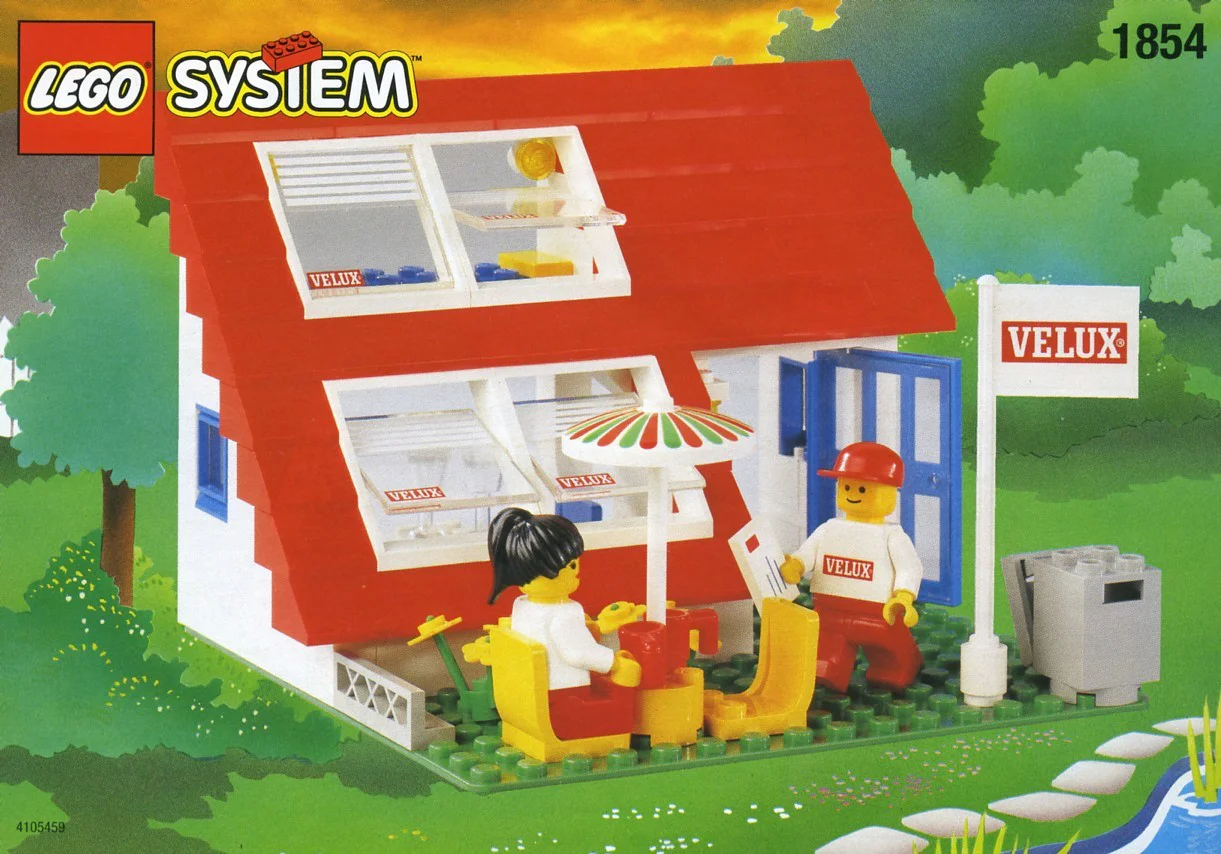 Special edition: roof window houses 乐高 LEGO 1854