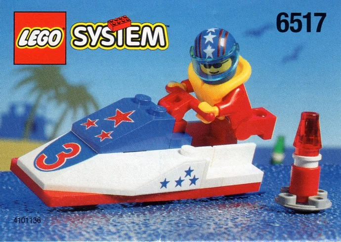 Leisure: a water motorcycle 乐高 LEGO 6517 image 1