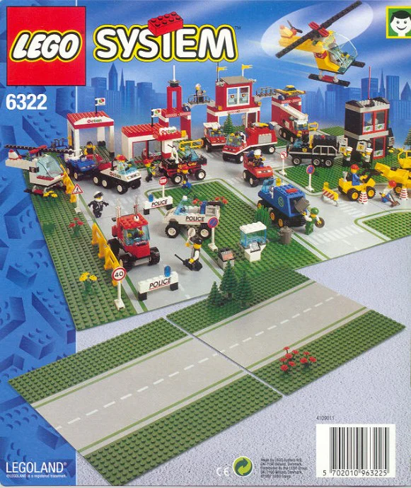 Road floor: straight 乐高 LEGO 6322