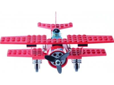 Flying: Red Eagle Double Wings Aircraft 启蒙 QMAN/ENLIGHTEN/Keeppley 0495 image 4