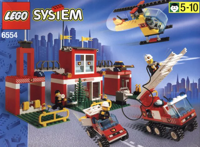 Fire: Fire Department 乐高 LEGO 6554 image 1