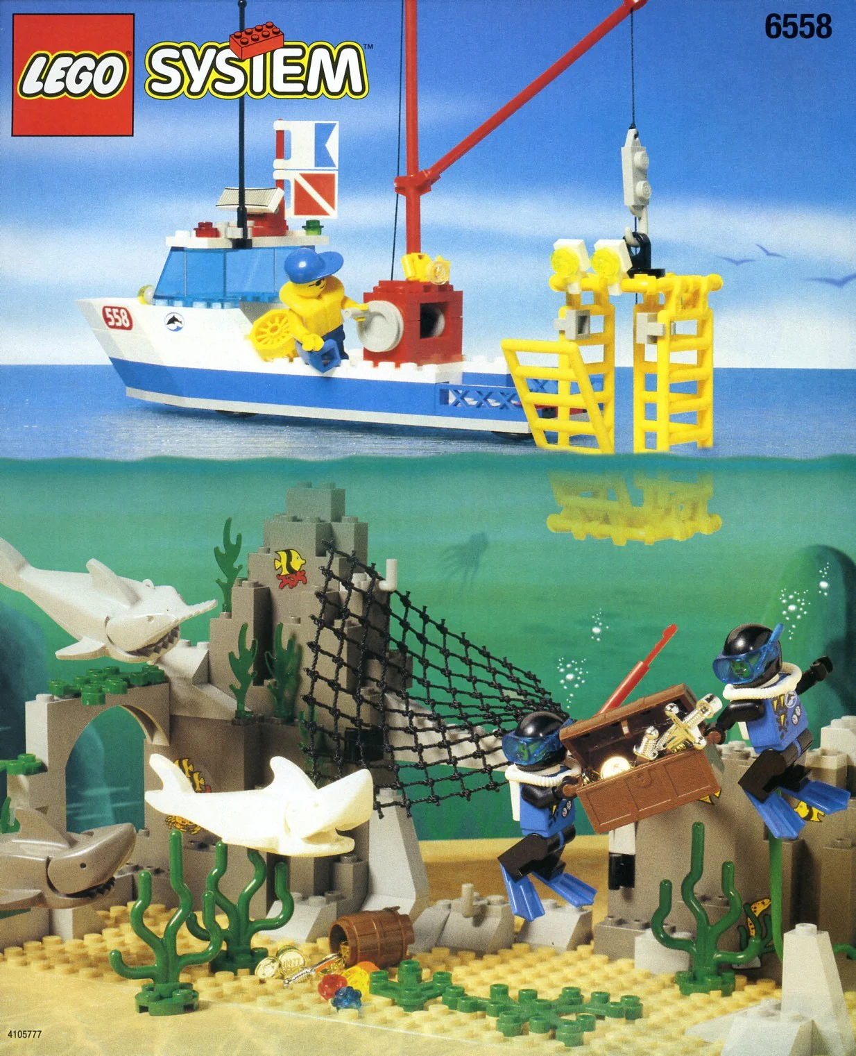 Scuba diving: Shark cage 乐高 LEGO 6558 image 1
