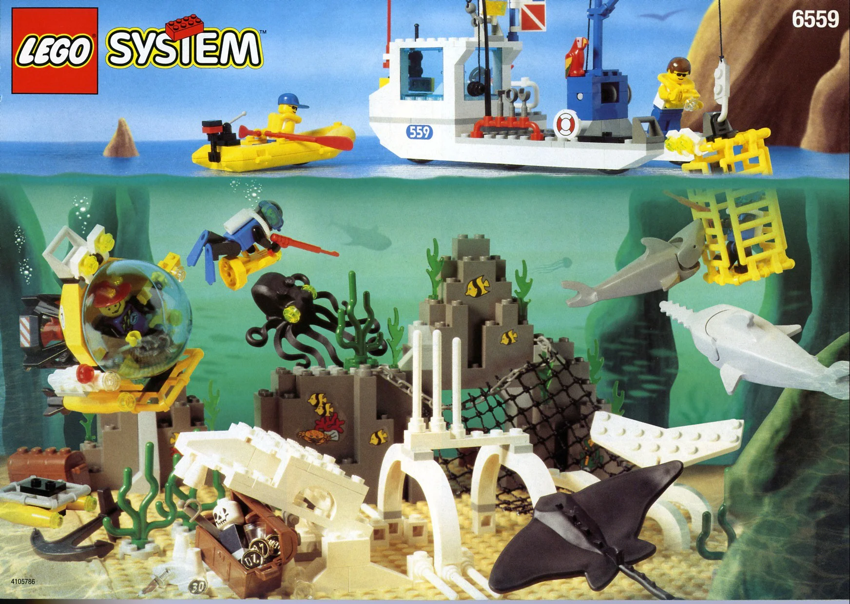 Dive: Big whale bone hole 乐高 LEGO 6559 image 1