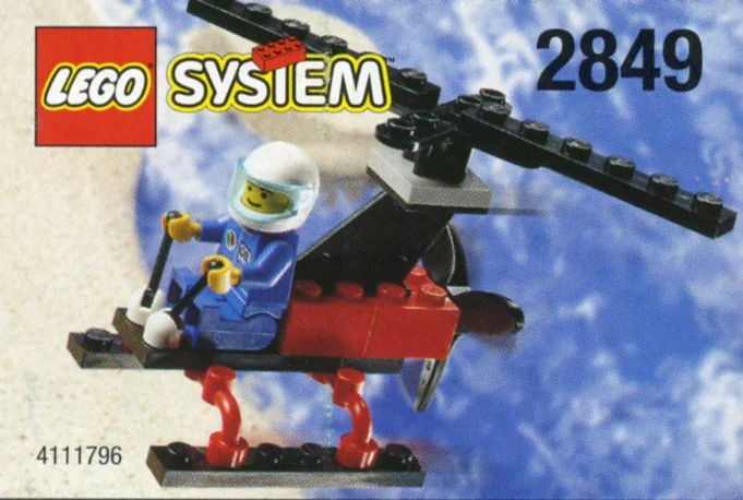 Flight: Helicopter, Aerial Patrol 乐高 LEGO 2849 image 1
