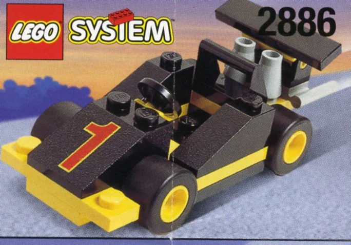Formula Racing: Grand Prix Car, Black Car 乐高 LEGO 1088 image 1