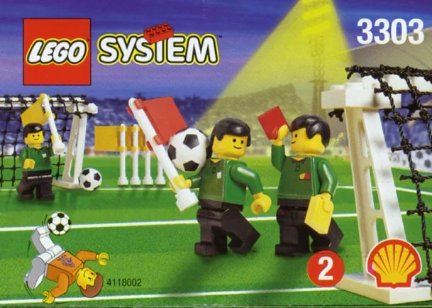 Football: Goalkeeper and Defense Line 乐高 LEGO 3303