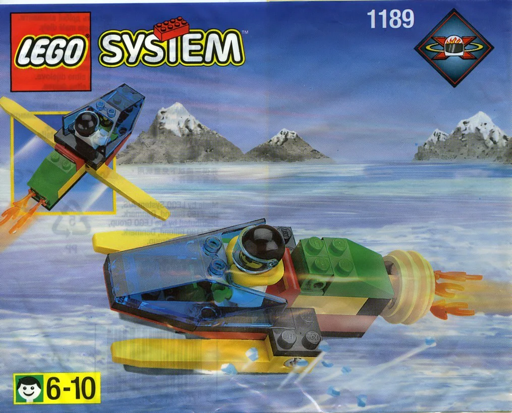 Extreme movement: rocket speedboat 乐高 LEGO 1189