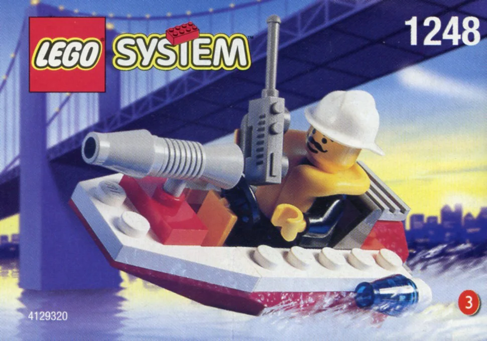 City: Coast Guard rescue boat 乐高 LEGO 1248 image 1