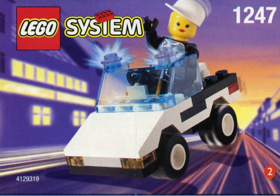City: patrol vehicle 乐高 LEGO 1247 image 1