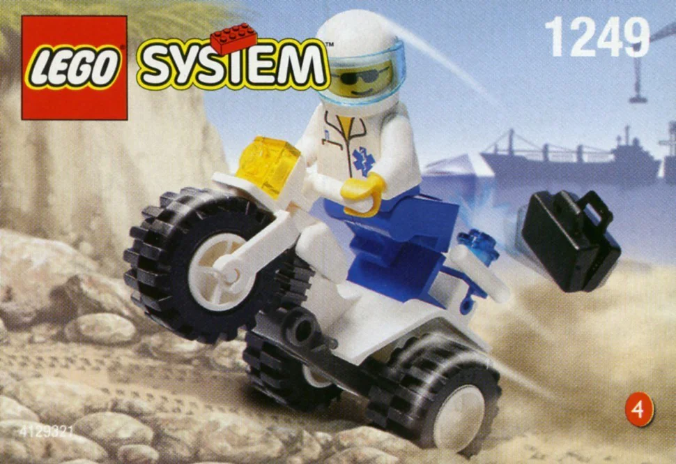 City: three-wheeled motorcycles 乐高 LEGO 1249 image 1
