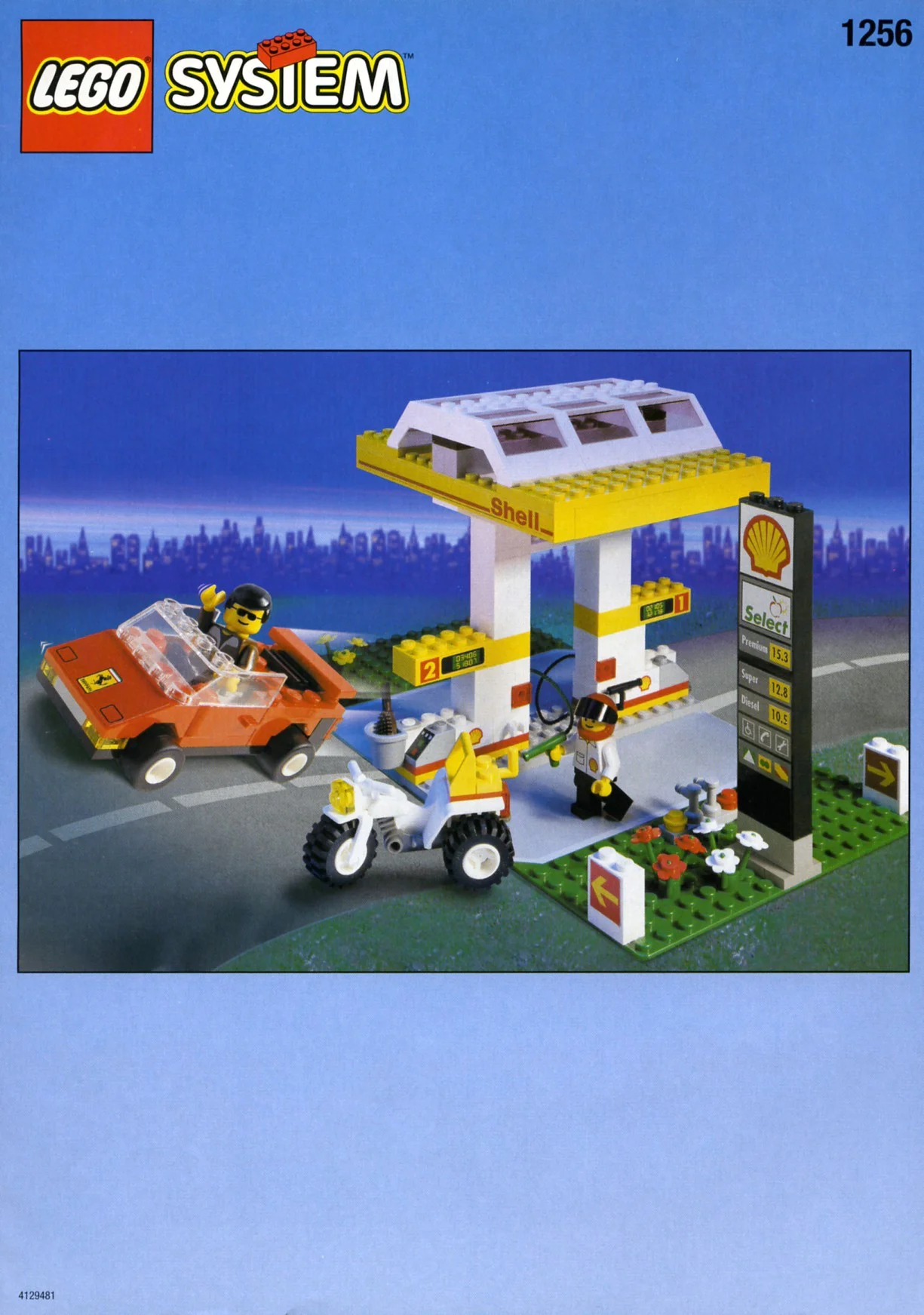 Caltex: Caltex petrol station 乐高 LEGO 1256 image 1