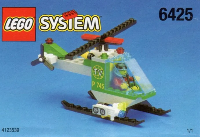 City: television transmission helicopter 乐高 LEGO 6425 image 1