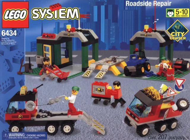 City: garage and crane engineering vehicle 乐高 LEGO 6434 image 1