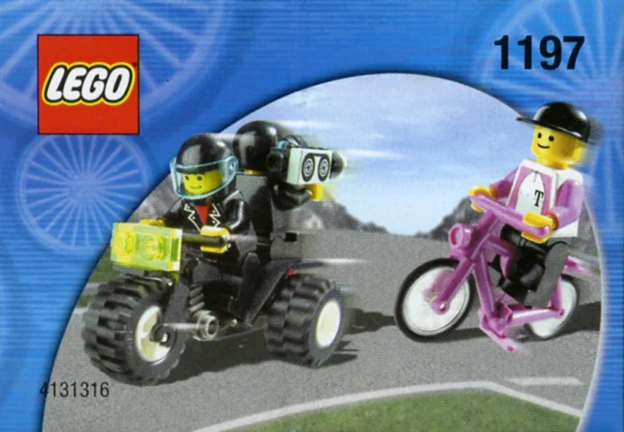 Solemn cycling competition and live broadcasting vehicle 乐高 LEGO 1197 image 1