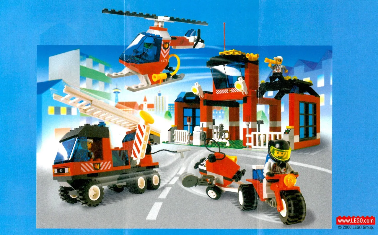 Fire headquarters 乐高 LEGO 6478 image 1