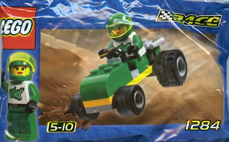 Off-road racing: green buggy 启蒙 QMAN/ENLIGHTEN/Keeppley 0264 image 1