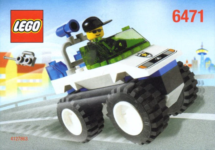 4x4 police patrol vehicle 乐高 LEGO 6471 image 1