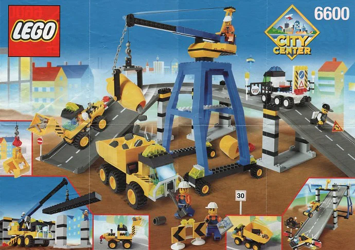 City Center: Highway Construction Unit 乐高 LEGO 6600-2 image 1