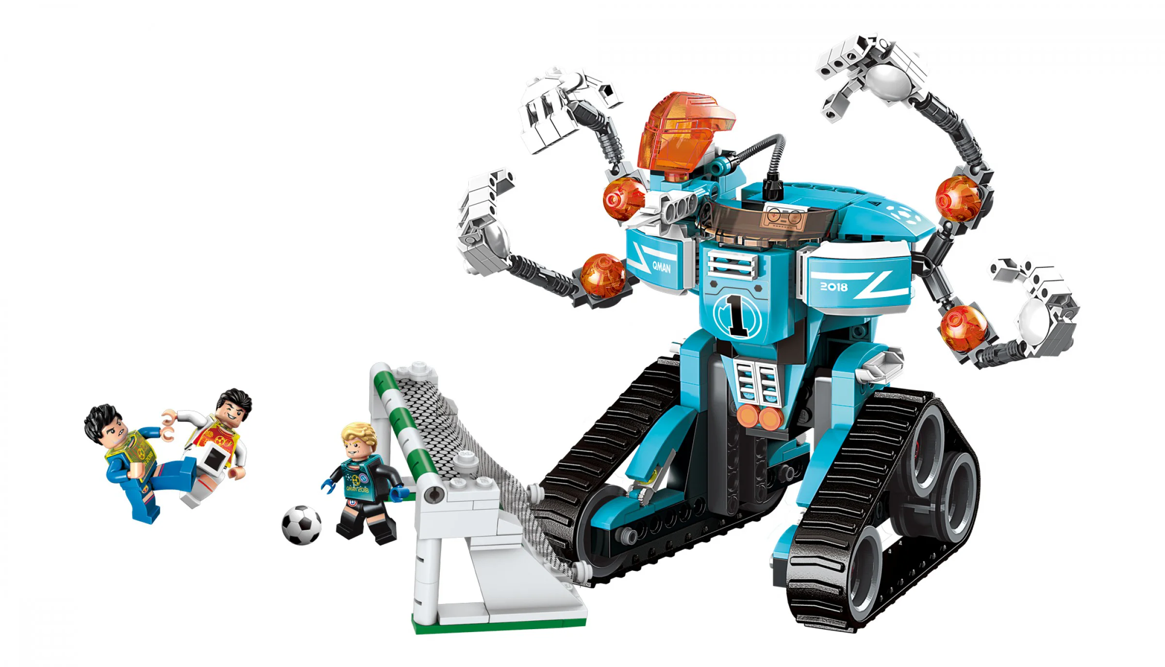 Century Football: The Iron Arm Gate 启蒙 QMAN/ENLIGHTEN/Keeppley 3003 image 2