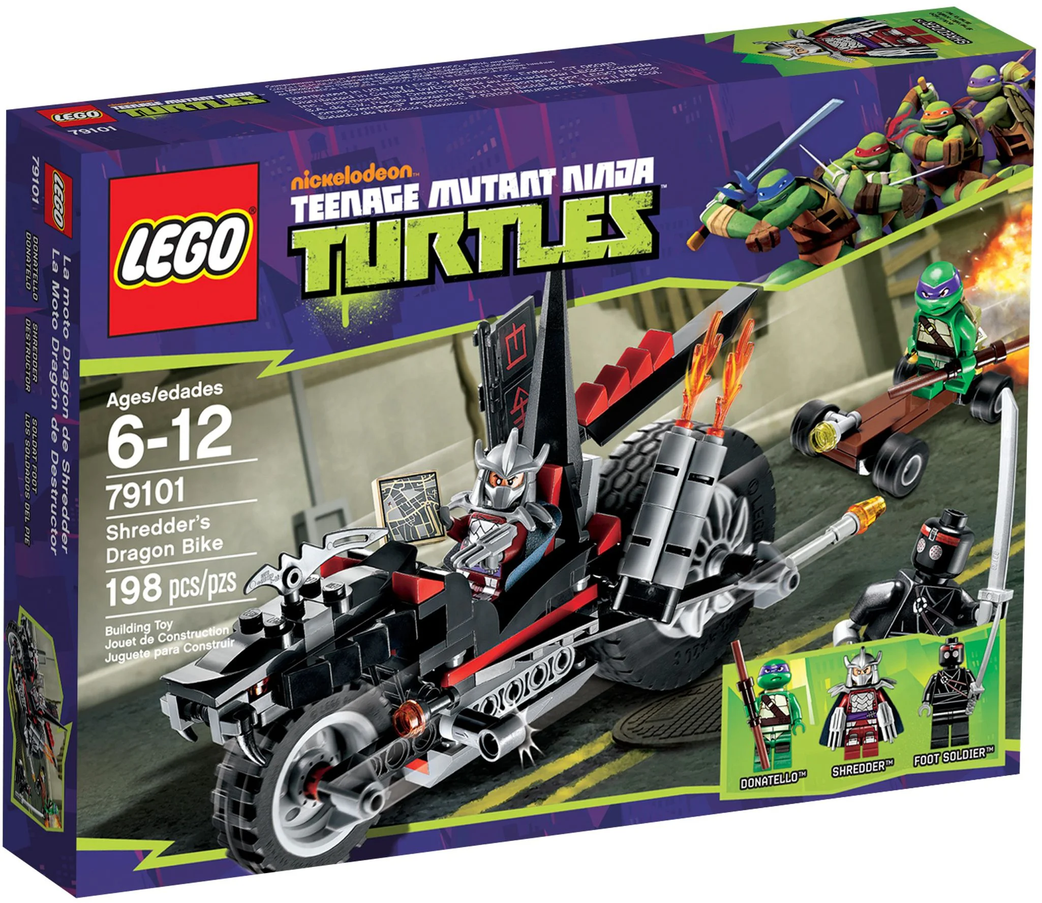 Teenage Mutant Ninja Turtles: Shredder's Turbo Motos 乐高 LEGO 79101 image 1
