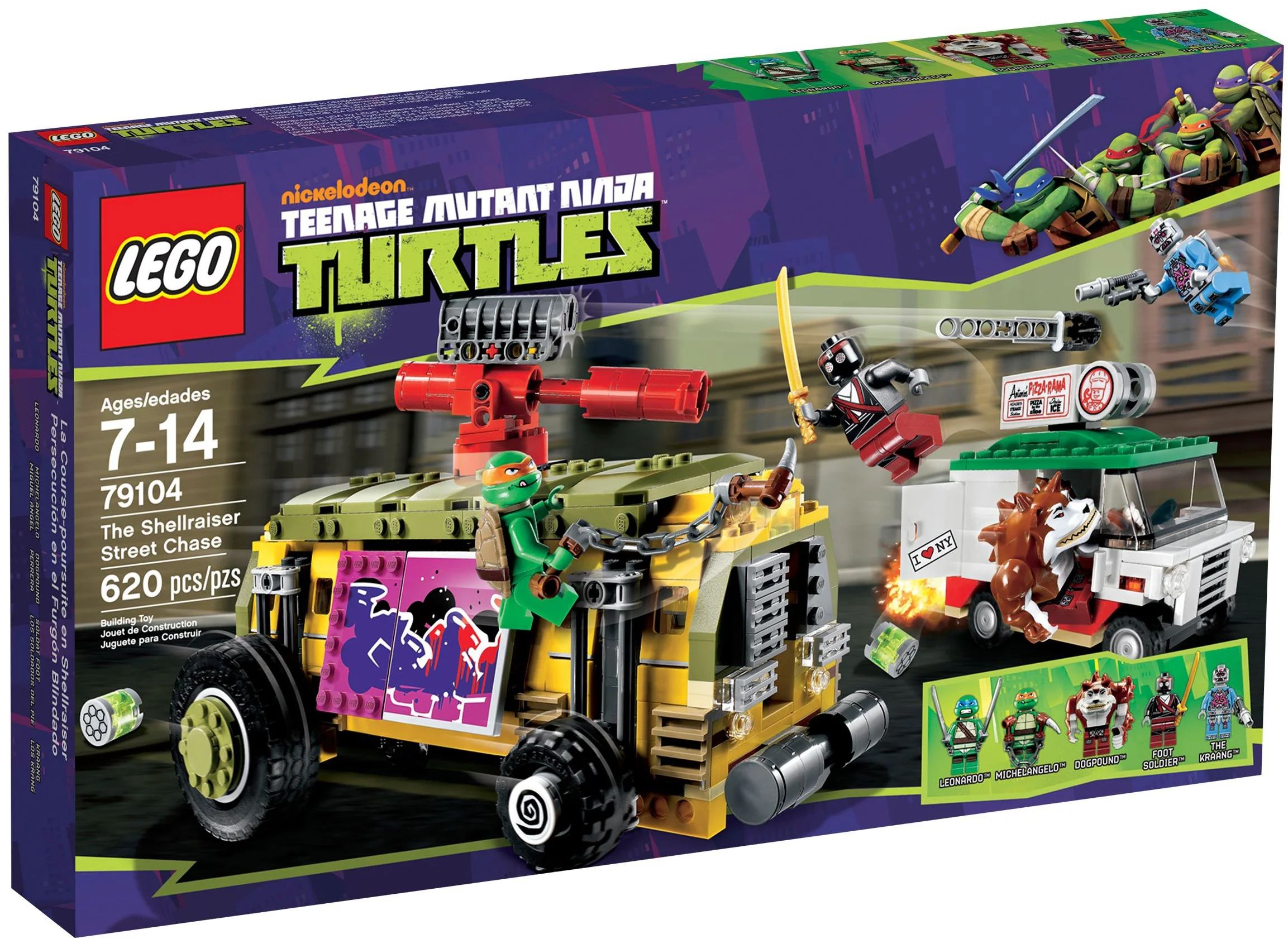 Teenage Mutant Ninja Turtles: Street Chase Fight 乐高 LEGO 79104 image 1