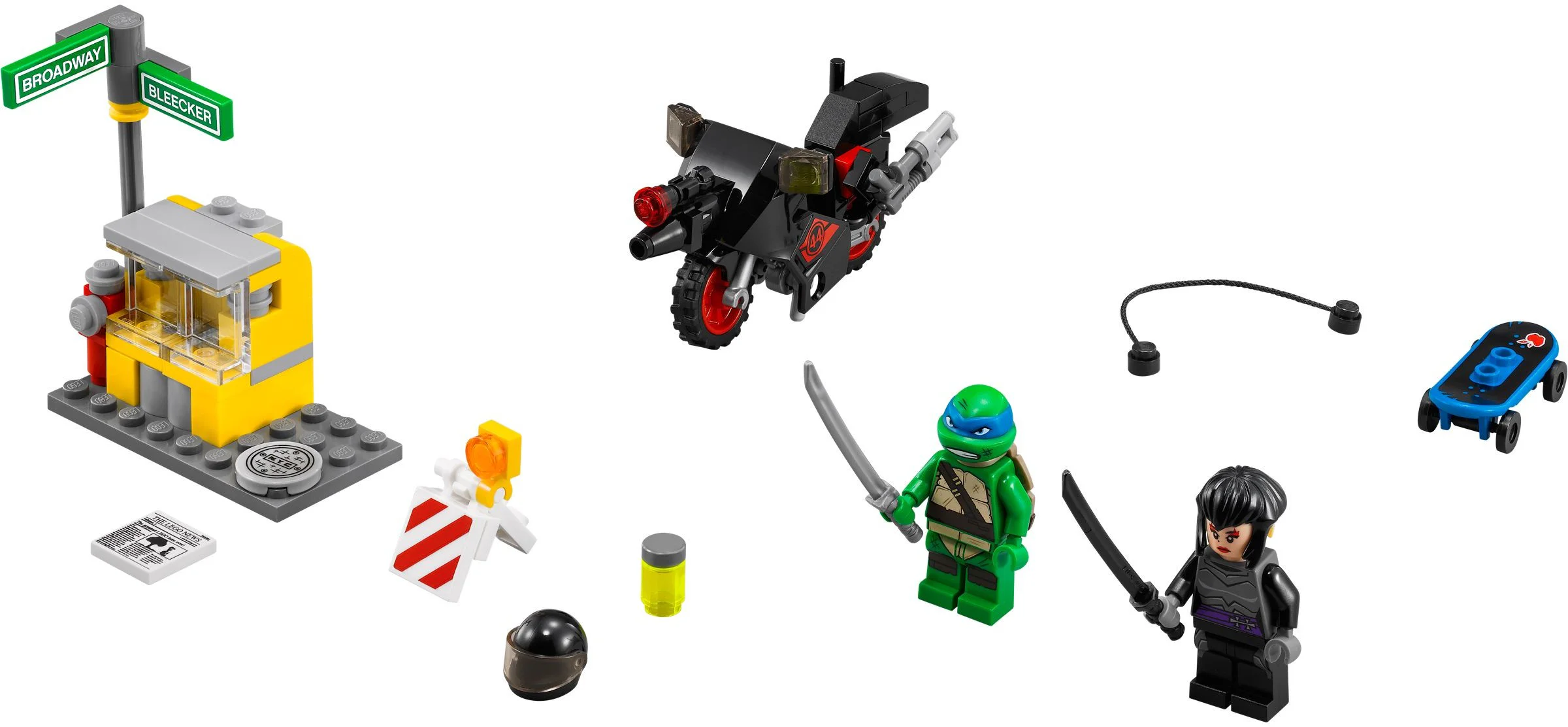 Teenage Mutant Ninja Turtles: Casey Jones' escape by motorcycle. 10261