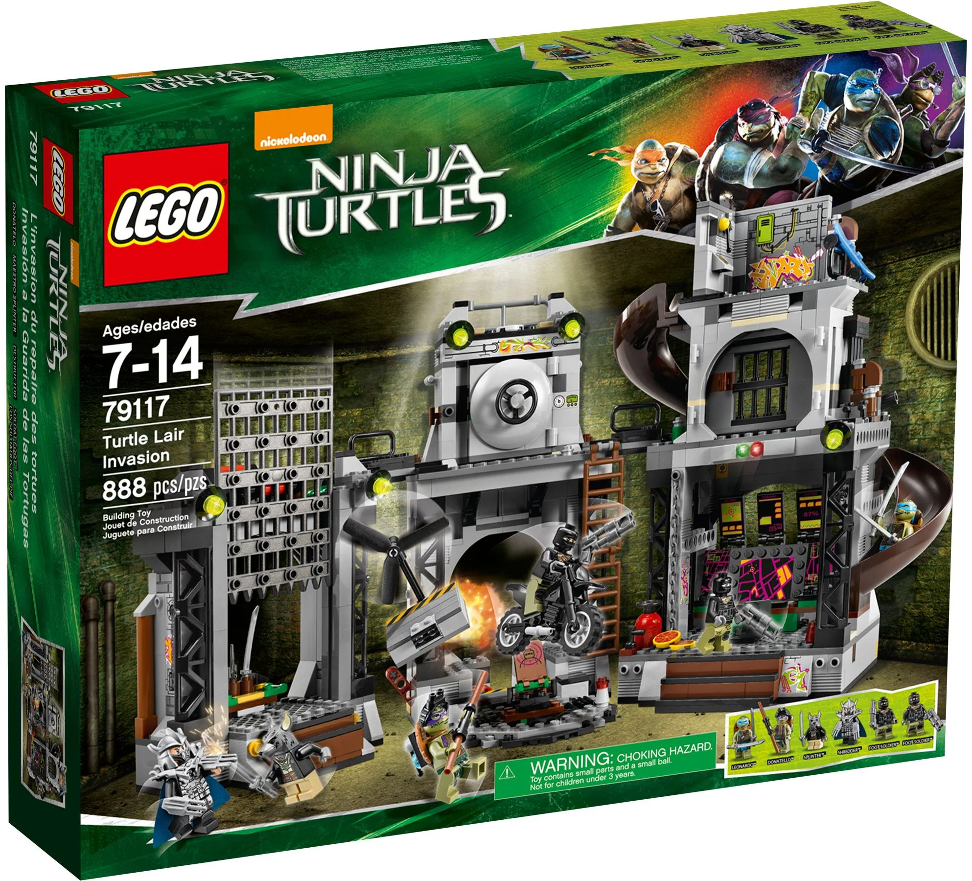 Teenage Mutant Ninja Turtles: Invasion of the Turtle Lair 乐高 LEGO 79117 image 1