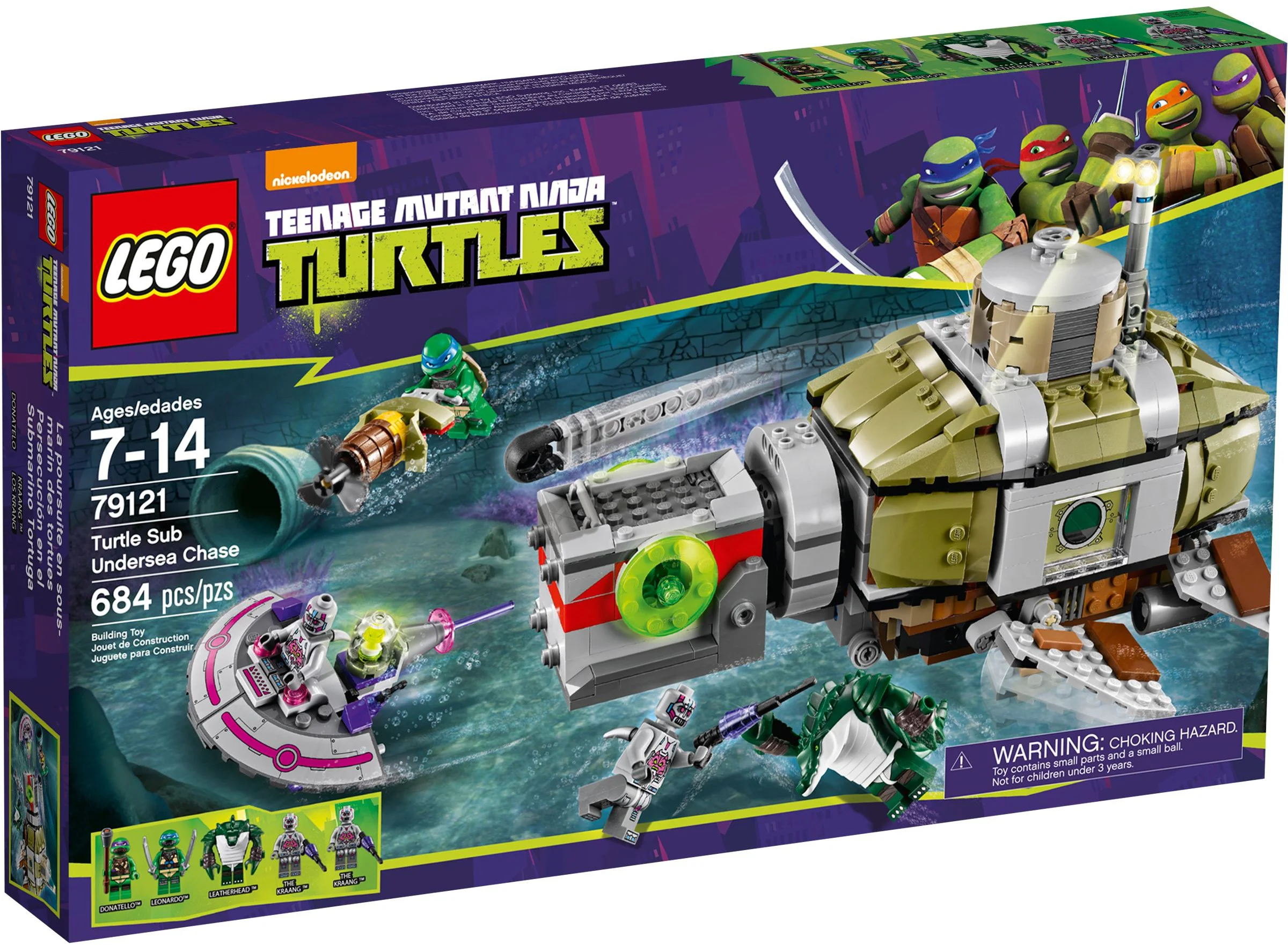 Teenage Mutant Ninja Turtles: Deep Sea Pursuit Battle 乐高 LEGO 79121 image 1