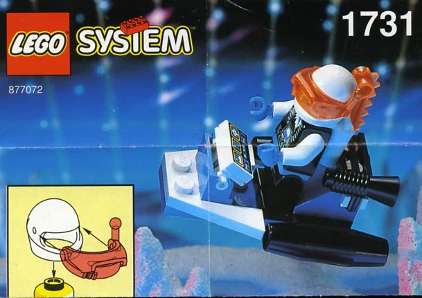 Ice Planet 2002: Ice Planet Skateboard 乐高 LEGO 1731 image 2