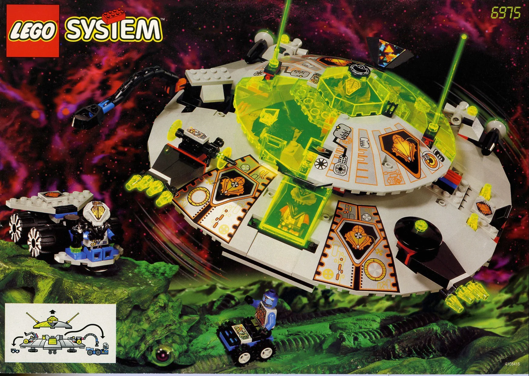 UFO: ALIEN AVENGER 乐高 LEGO 6975 image 1
