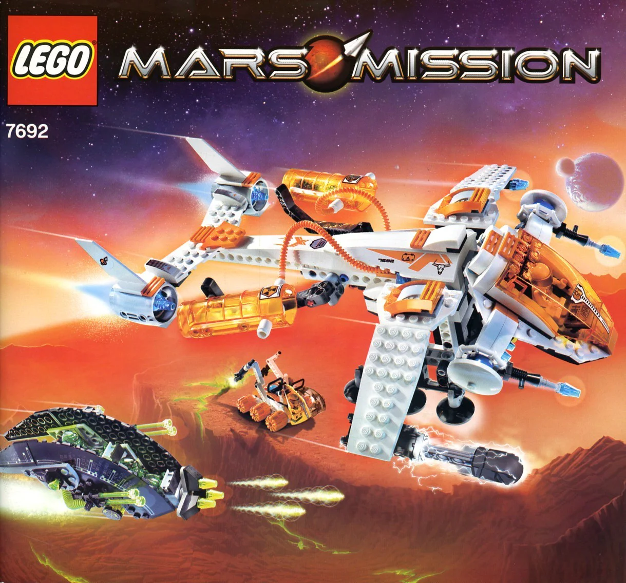 MARS MISSION: MX-71 RECONNAISSANCE AIRCRAFT 乐高 LEGO 7692 image 3
