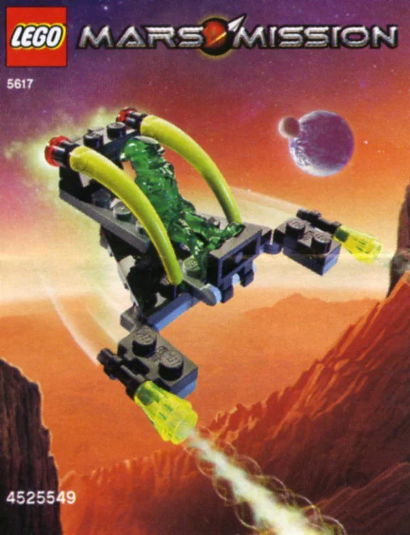 Mars mission: alien jet aircraft 乐高 LEGO 5617 image 2