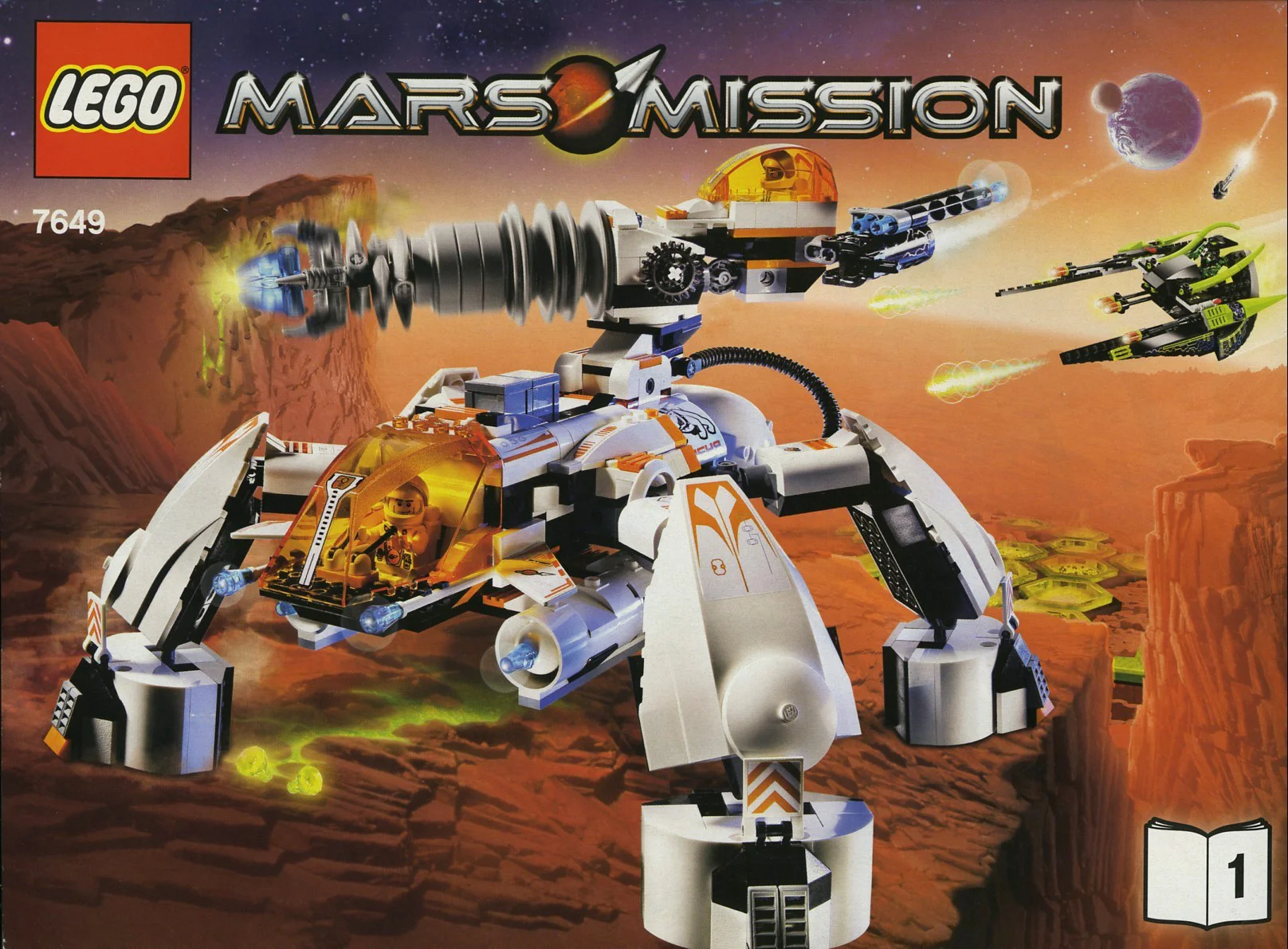 MARS MISSION: MT-201 SUPER-DRIVE WALKER 乐高 LEGO 7649 image 6