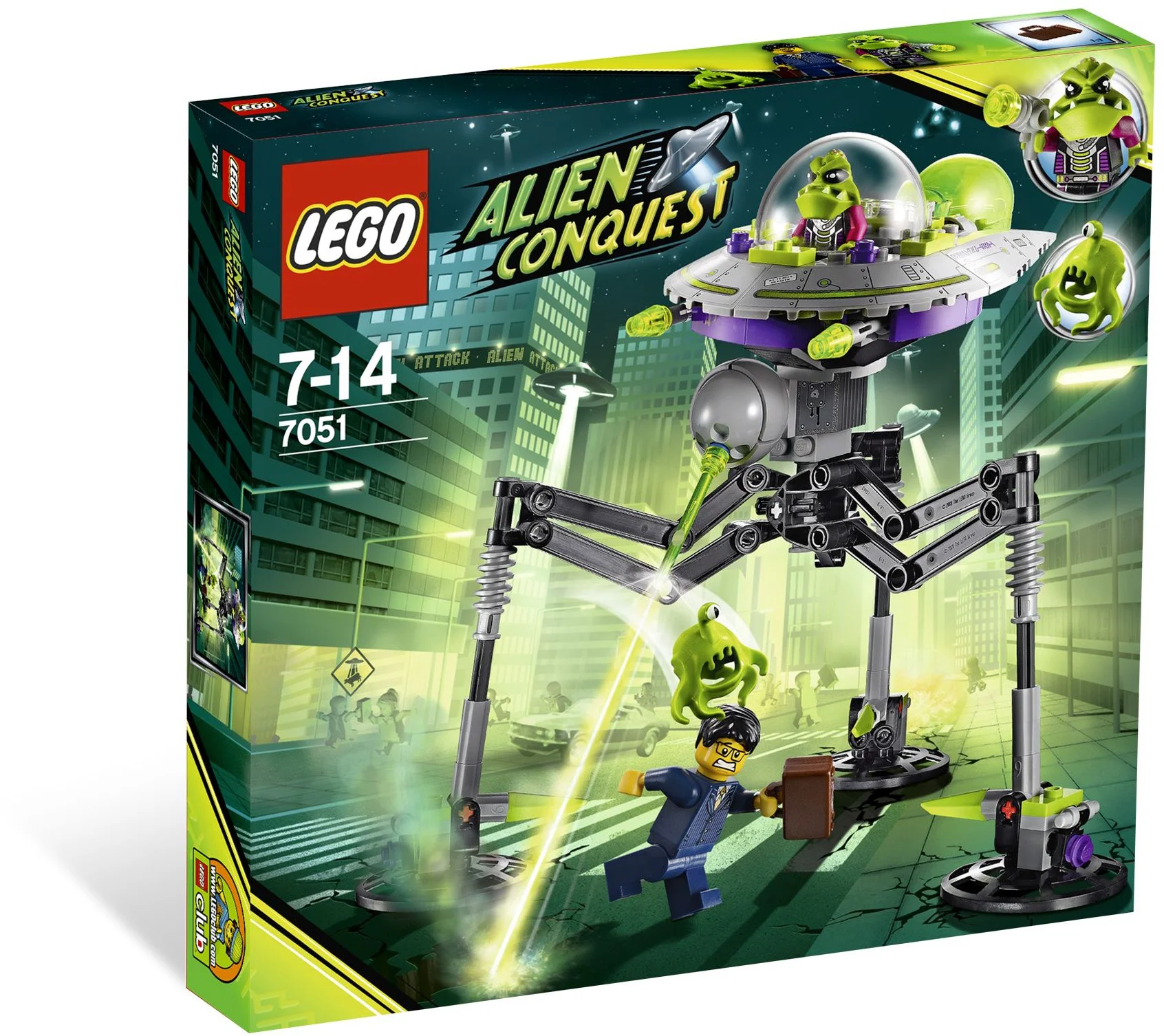 Alien Invasion: Three-Legged Invader 乐高 LEGO 7051 image 1