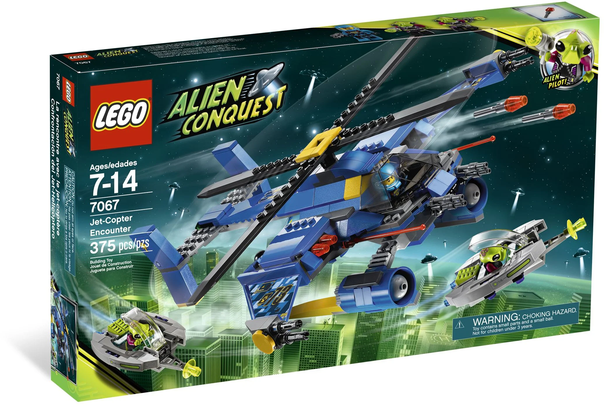 Alien Invasion: Jet-Assisted Helicopter 乐高 LEGO 7067 image 3