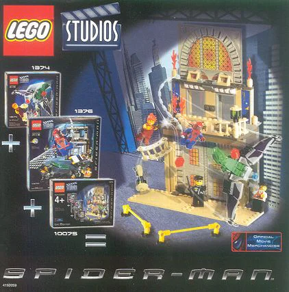 Film cinema: Spider-Man film scene 乐高 LEGO 10075 image 1