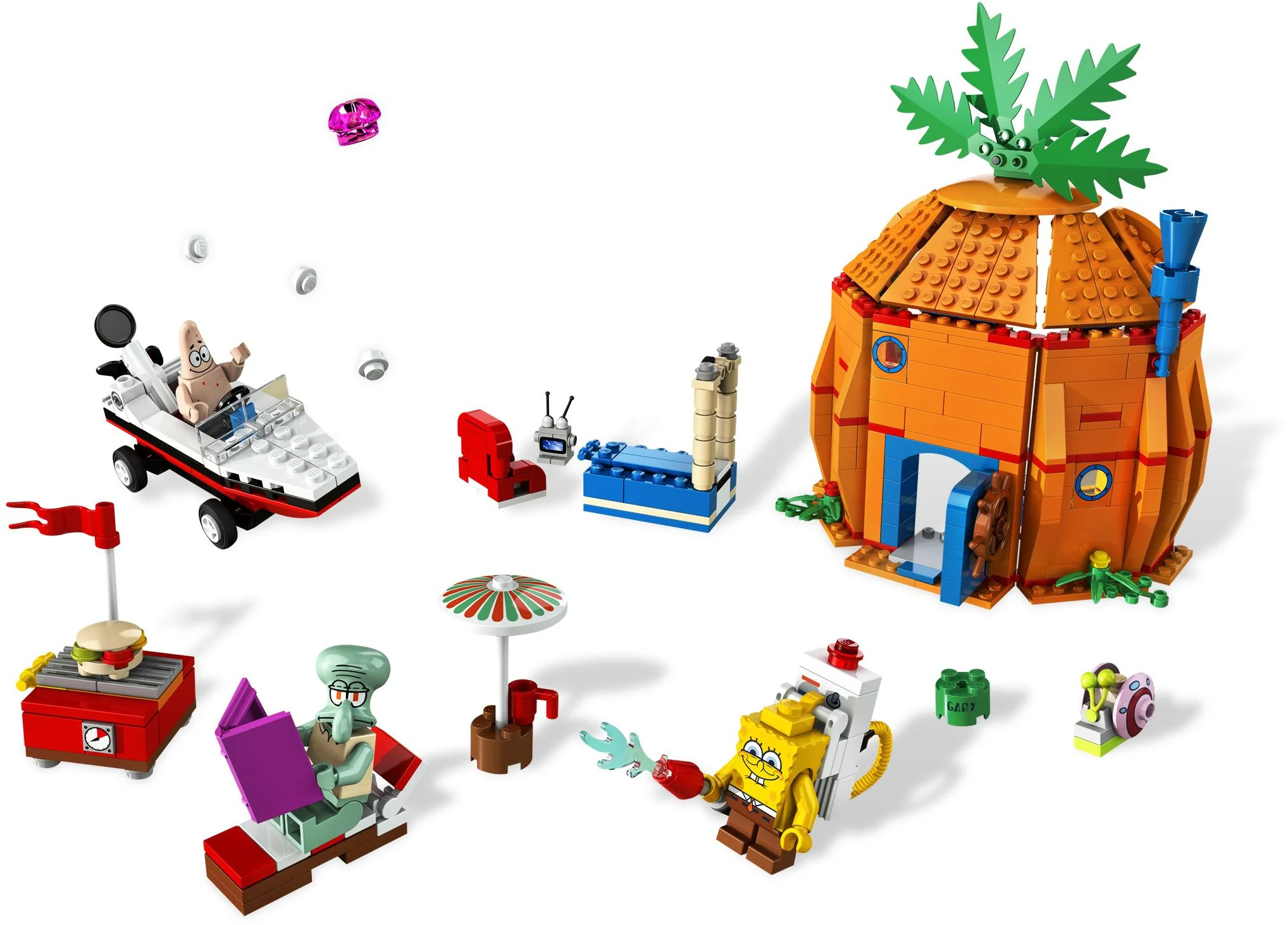 SpongeBob: A good neighbor at Fort Battery 乐高 LEGO 3834
