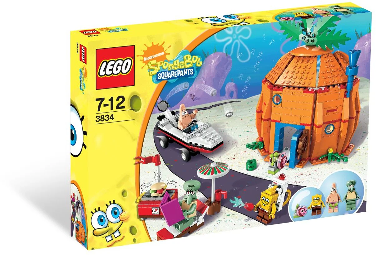 SpongeBob: A good neighbor at Fort Battery 乐高 LEGO 3834 image 1