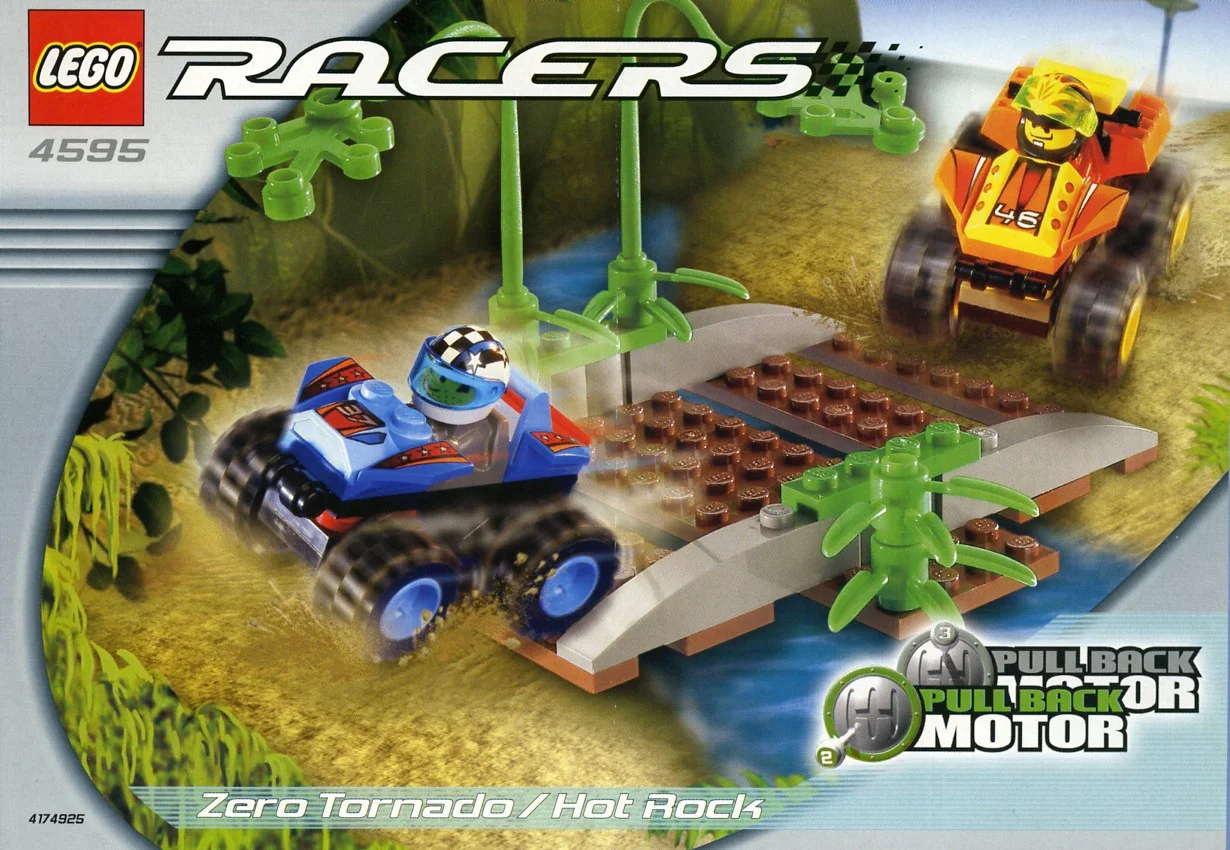 Crazy Racer: Tornado and Hot Rock 乐高 LEGO 4595 image 1