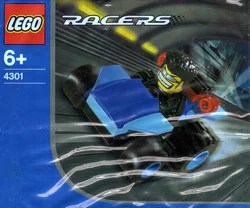 Crazy Racer: Blue Lego