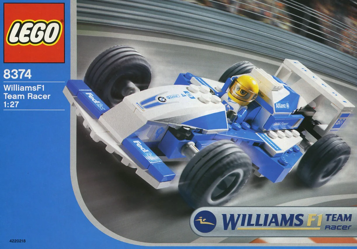 WILLIAMS, F1 MOTORCADE 1:27 乐高 LEGO 8374 image 1