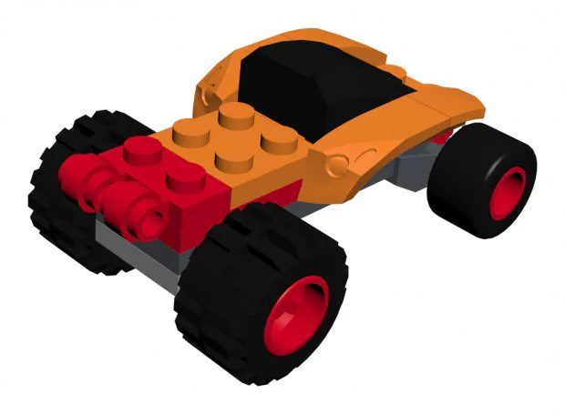 Crazy Race: Orange Race 乐高 LEGO 4310 image 2
