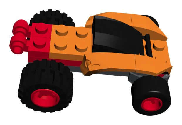 Crazy Race: Orange Race 乐高 LEGO 4310 image 3