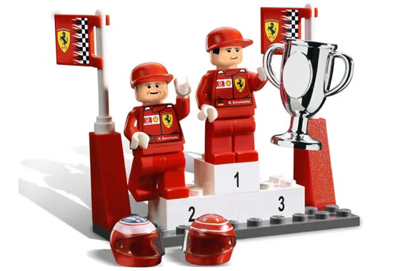 Ferrari: Schumacher and Barichero 乐高 LEGO 8389