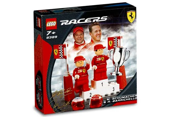 Ferrari: Schumacher and Barichero 乐高 LEGO 8389 image 2