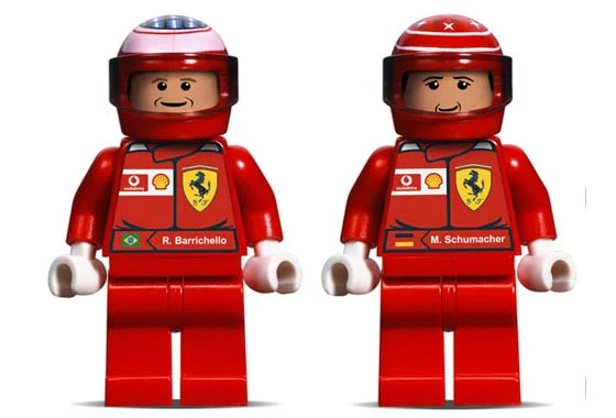 Ferrari: Schumacher and Barichero 乐高 LEGO 8389 image 3
