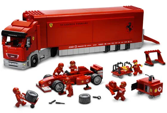 Ferrari: Ferrari team truck 启蒙 QMAN/ENLIGHTEN/Keeppley 406 image 1