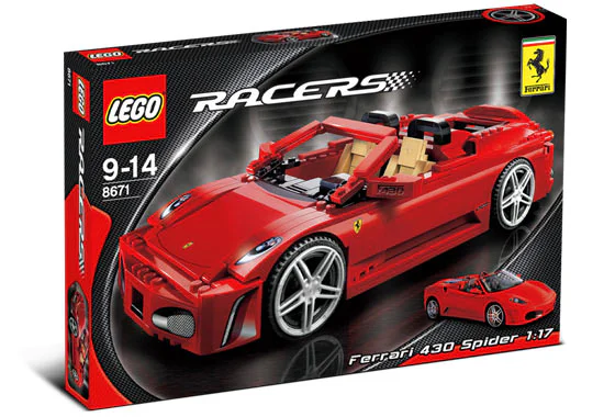 Ferrari 430 Spider 1:17 乐高 LEGO 8671 image 1