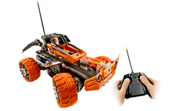 Outdoor remote-controlled racing car: Sun convertible