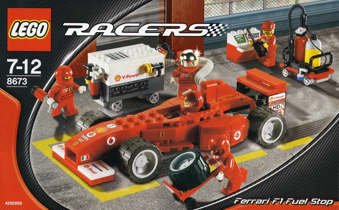 FERRARI: FERRARI F1 GAS STATION 乐高 LEGO 8673 image 2